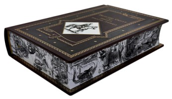 Вальтер Скотт Айвенго в кожаном переплете